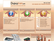 Tablet Screenshot of dupuytren.com