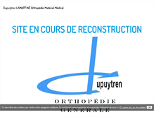 Tablet Screenshot of dupuytren.fr