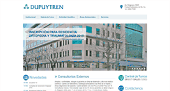 Desktop Screenshot of dupuytren.com.ar